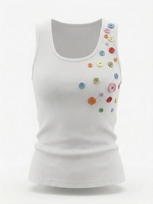 Button candy tank
