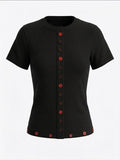 Black & Red short sleeved