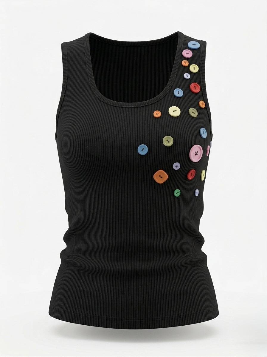 Button candy tank