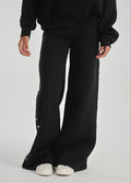 Studded black sweatpants